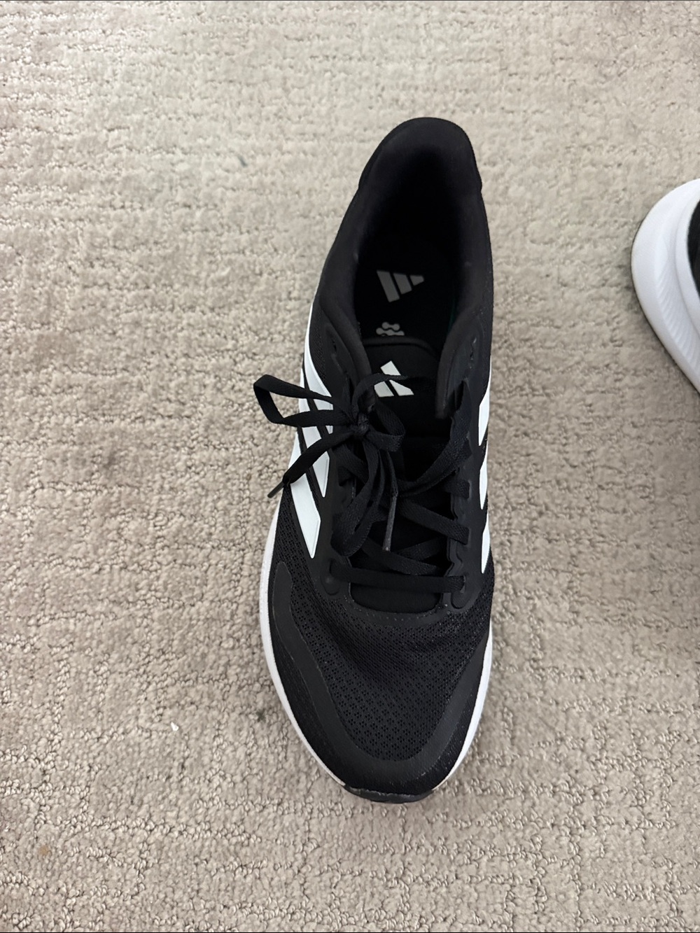 adidas Women’s Black and White Athletic Running Shoe